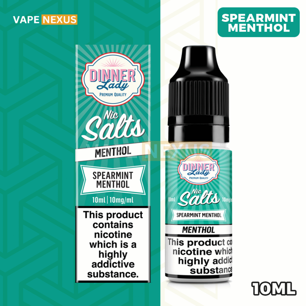 dinner lady nic salt spearmint menthol