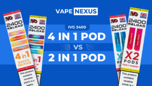 IVG 2400 4-in-1 vs 2-in-1 Pods