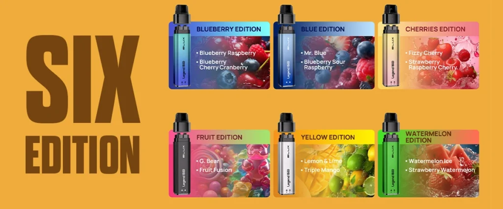 Elux legend 1500 Flavours