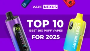 Top 10 Best Big Puff Vapes for 2025
