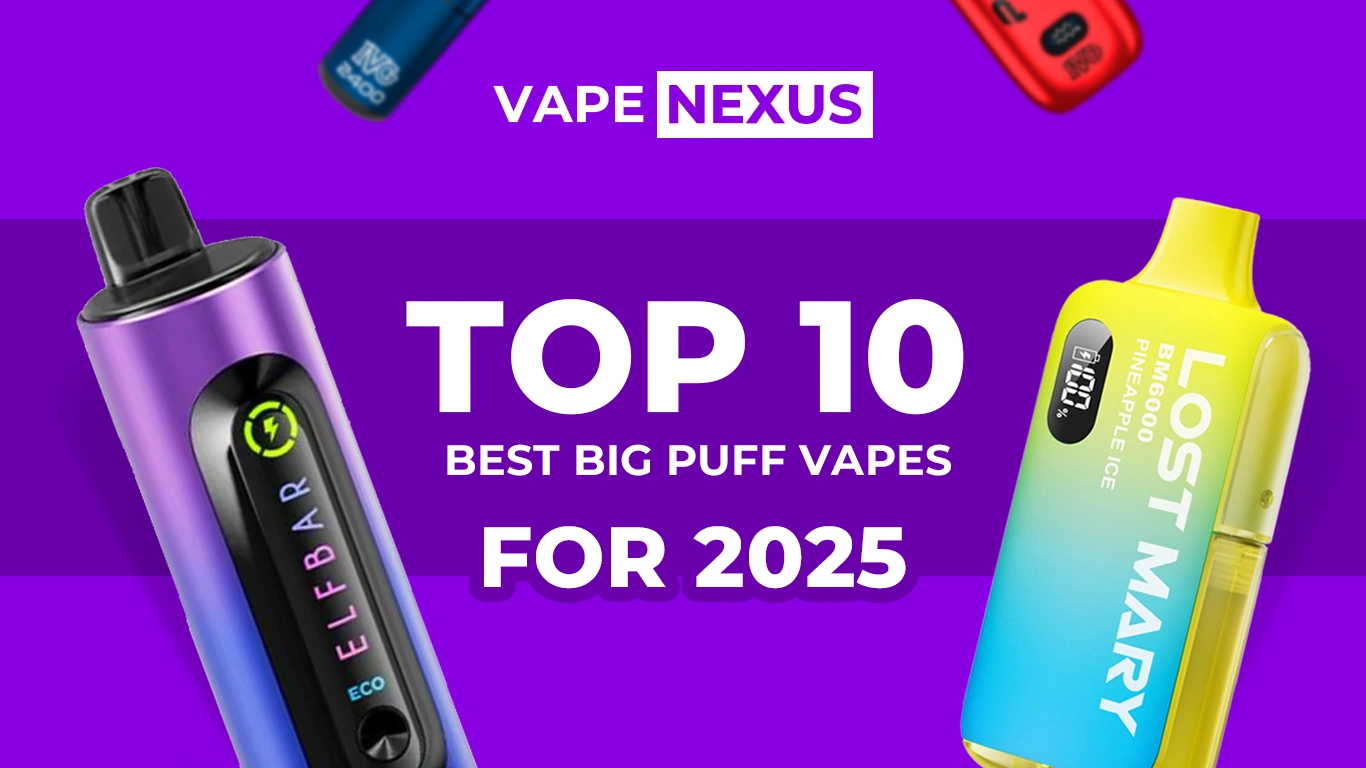 Top 10 Best Big Puff Vapes for 2025