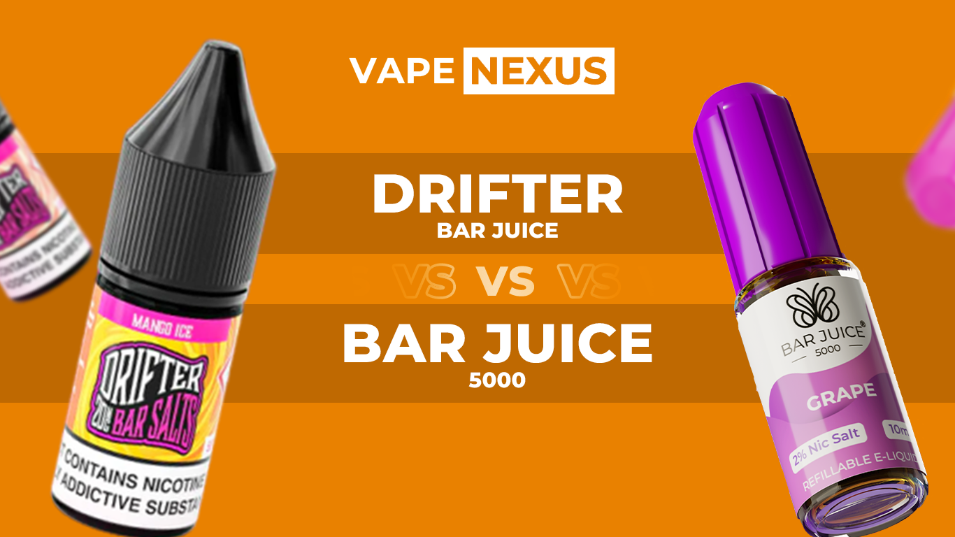 Drifter Bar Juice vs Bar Juice 5000