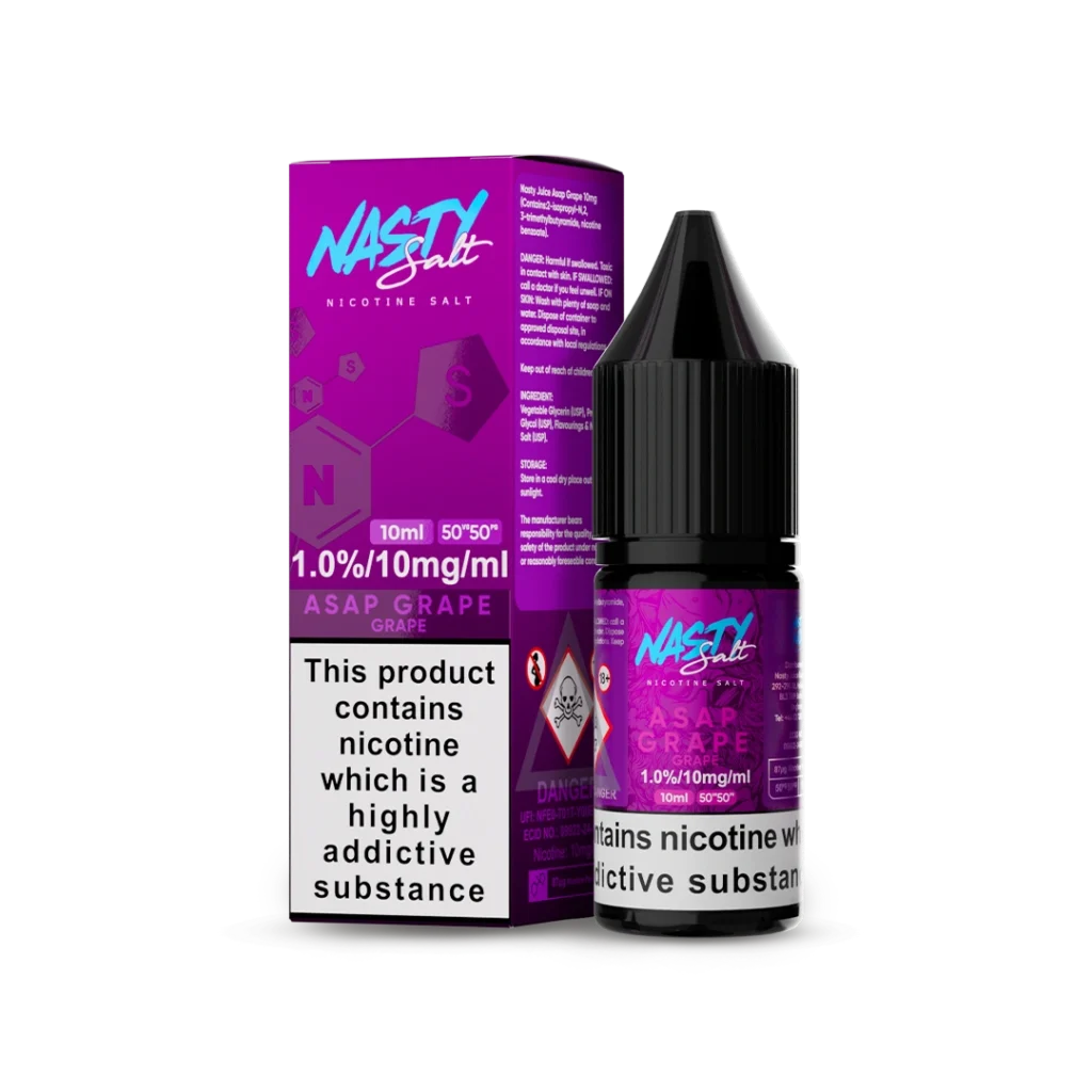 ASAP Grape Nic Salt E-Liquid By Nasty Juice Intense