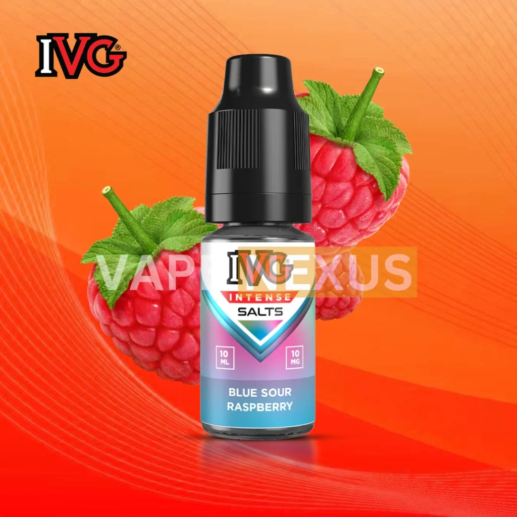Blue Sour Raspberry By IVG Intense Nic Salt