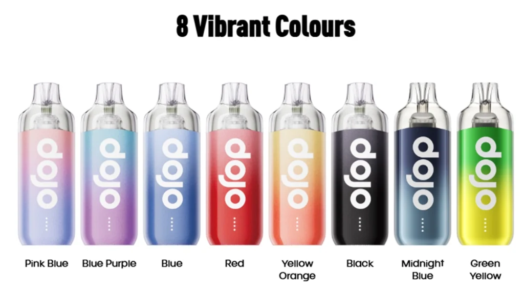 Available Colours in Dojo Blast Kit