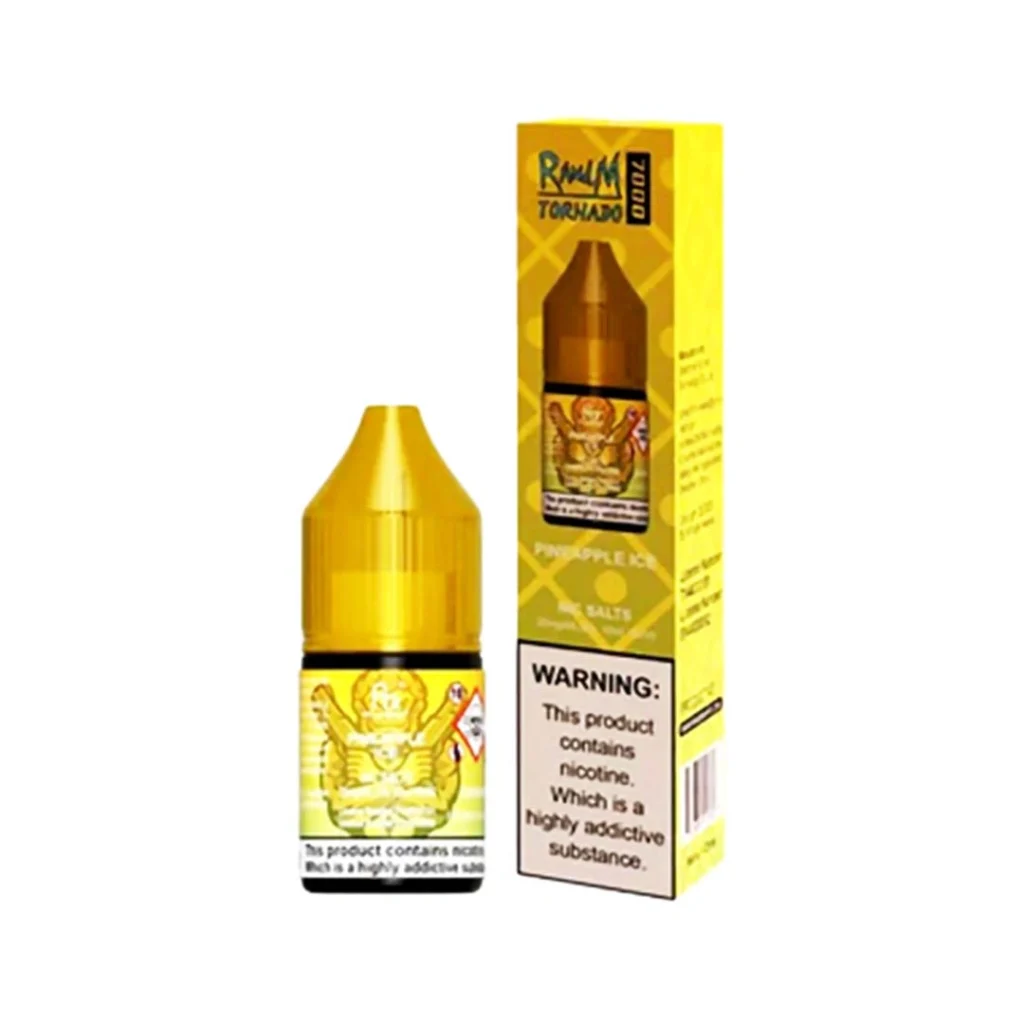 Pineapple Ice by R and M Tornado 7000 nic salt