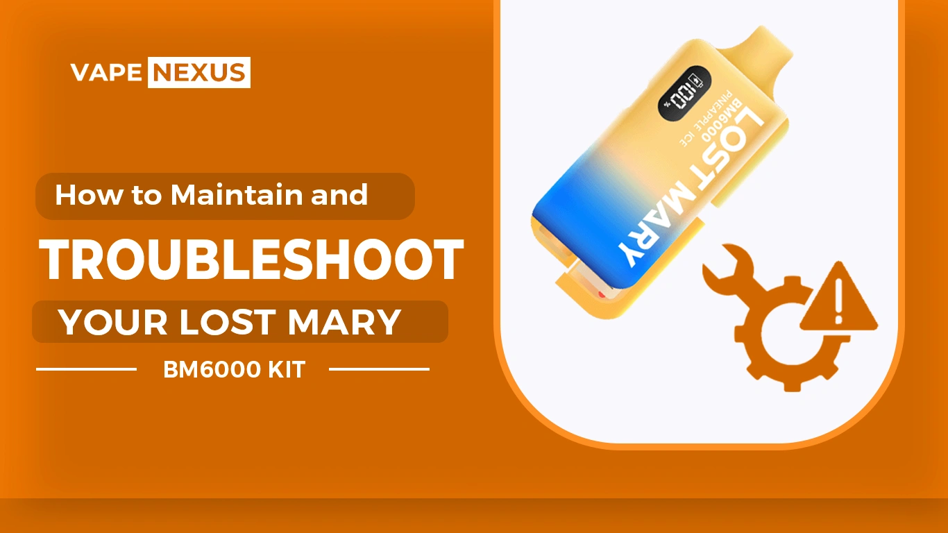 How to Maintain and Troubleshoot Your Lost Mary BM6000 Kit