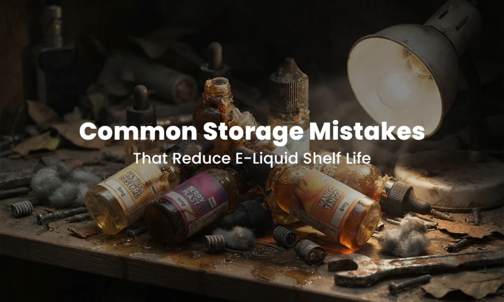 Common Storage Mistakes That Reduce E-Liquid Shelf Life